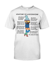 Anatomy Of A Bookworm Reading - On Sale Classic T-Shirt front