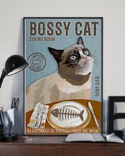 Bossy Cat Dining Room 11x17 Poster lifestyle-poster-2