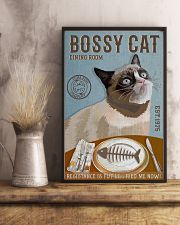 Bossy Cat Dining Room 11x17 Poster lifestyle-poster-3