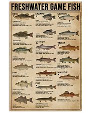 Freshwater Game Fish 11x17 Poster front