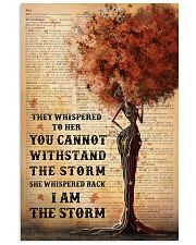I Am The Storm Black Girl Tree 11x17 Poster front
