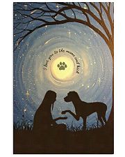 Love You To The Moon Hand Shake Great Dane 11x17 Poster front
