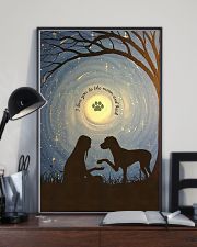 Love You To The Moon Hand Shake Great Dane 11x17 Poster lifestyle-poster-2