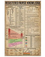 Registered Nurse Knowledge 16x24 Poster front
