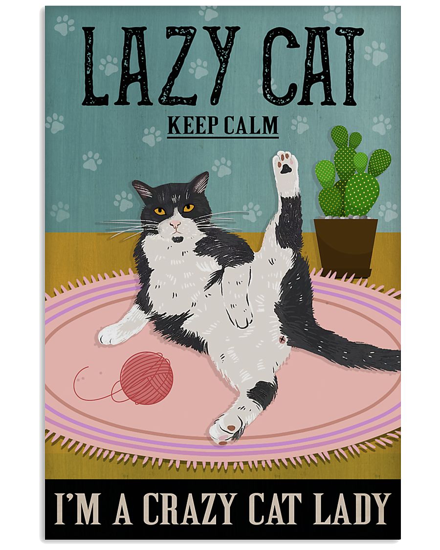 Cattractive Keep Calm Cat Lover 11x17 Poster