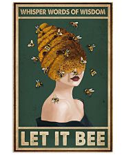 Retro Green Let It Bee 11x17 Poster front
