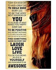 Horse Today Is A Good Day 11x17 Poster front