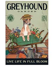 Greyhound Garden 11x17 Poster front