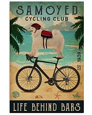 Cycling Club Samoyed 11x17 Poster front