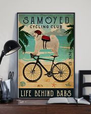 Cycling Club Samoyed 11x17 Poster lifestyle-poster-2