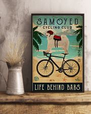 Cycling Club Samoyed 11x17 Poster lifestyle-poster-3