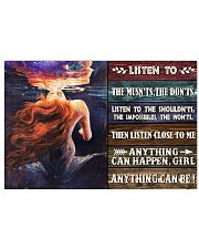 Mermaid Anything Can Happen 24x16 Poster front