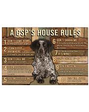 My House My German Shorthaired Pointer My Rules 24x16 Poster front