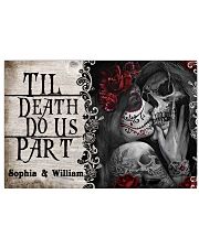 Personalized Skeleton Do Us Part 24x16 Poster front