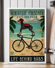 Cycling Club Miniature Pinscher 11x17 Poster lifestyle-poster-4
