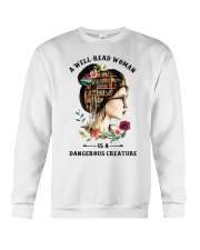 Dangerous Creature Reading Crewneck Sweatshirt thumbnail