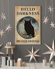 Blue Earth Hello Darkness Owl 11x17 Poster lifestyle-holiday-poster-1