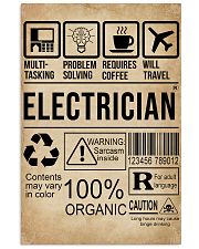 Multitasking Electrician 11x17 Poster front