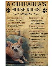 A Chihuahua's House Rules 11x17 Poster front