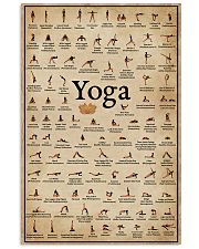 Yoga Poses 16x24 Poster front