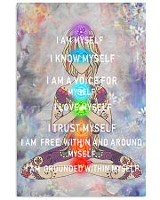 I Am Myself Yoga 11x17 Poster front