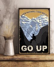 When Nothing Goes Right Go Up Climbing 11x17 Poster lifestyle-poster-3