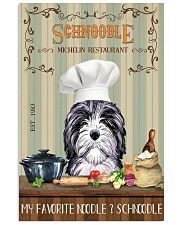 Schnoodle Michelin Restaurant And Dog 11x17 Poster front
