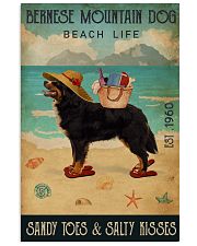 Beach Life Sandy Toes Bernese Mountain Dog 11x17 Poster front