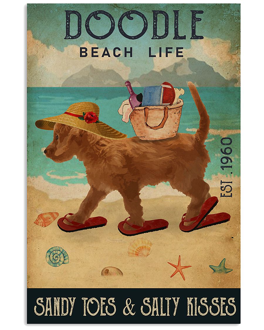 Beach Life Sandy Toes Doodle 11x17 Poster