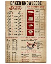 Baker Knowledge 16x24 Poster front