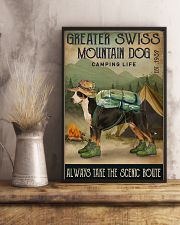 Camping Life Route Greater Swiss Mountain Dog 11x17 Poster lifestyle-poster-3