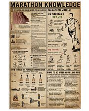 Marathon Knowledge 16x24 Poster front