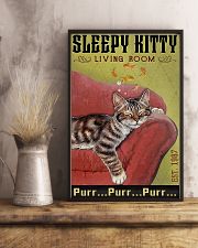 Living Room Cat 11x17 Poster lifestyle-poster-3