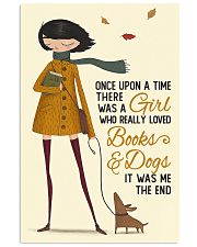 Autumn Girl Once Upon A Time Dog Reading 16x24 Poster front