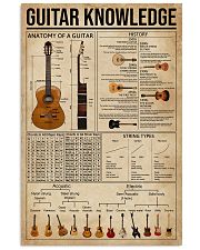 Guitar Knowledge 11x17 Poster front