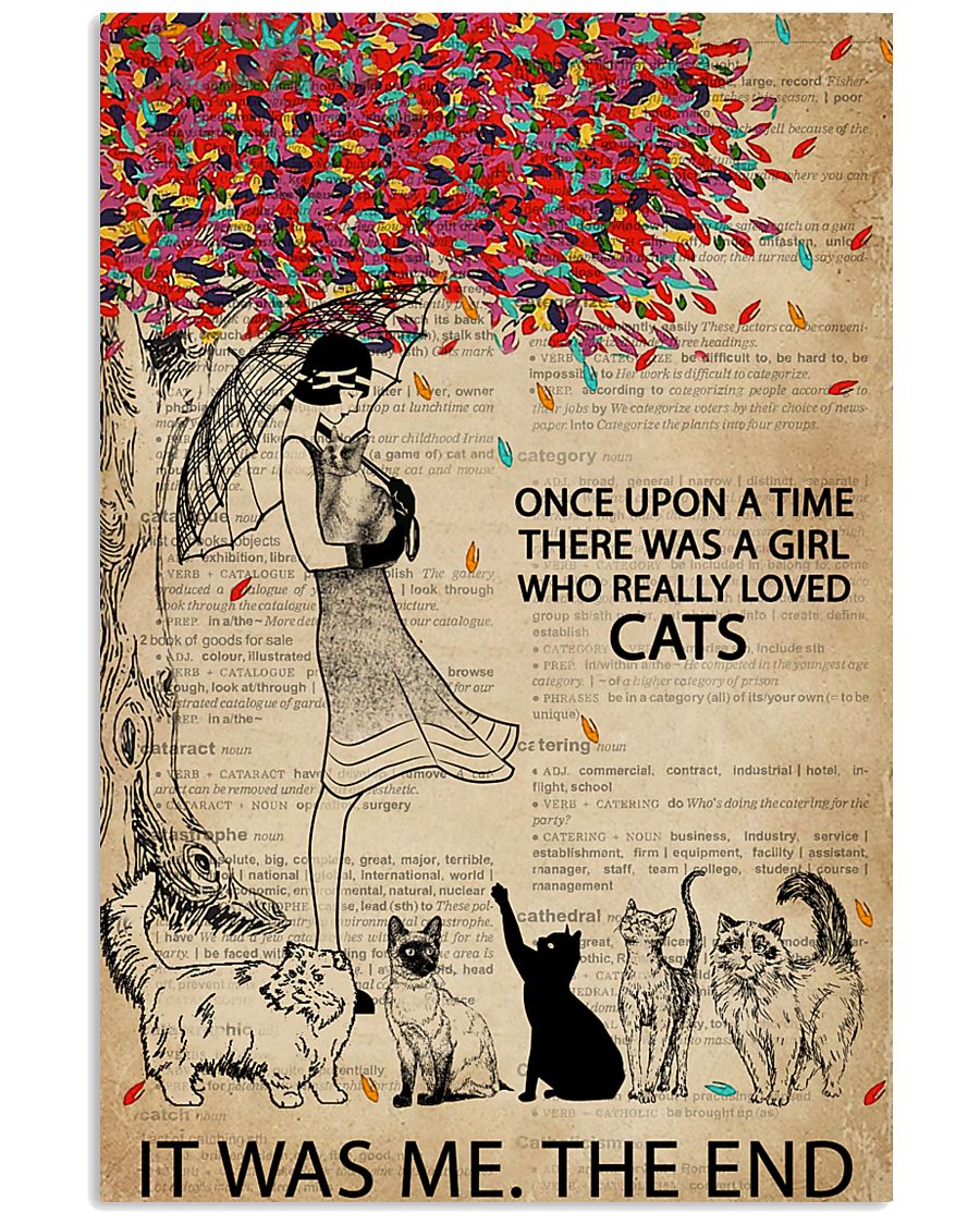Dictionary Girl Once Upon A Time Cats 11x17 Poster