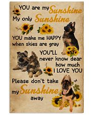 You Are My Sunshine German Shepherd 11x17 Poster front