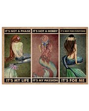 Mermaid It's Not A Phase 24x16 Poster front