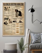 Old English Sheepdog Knowledge 11x17 Poster lifestyle-poster-1