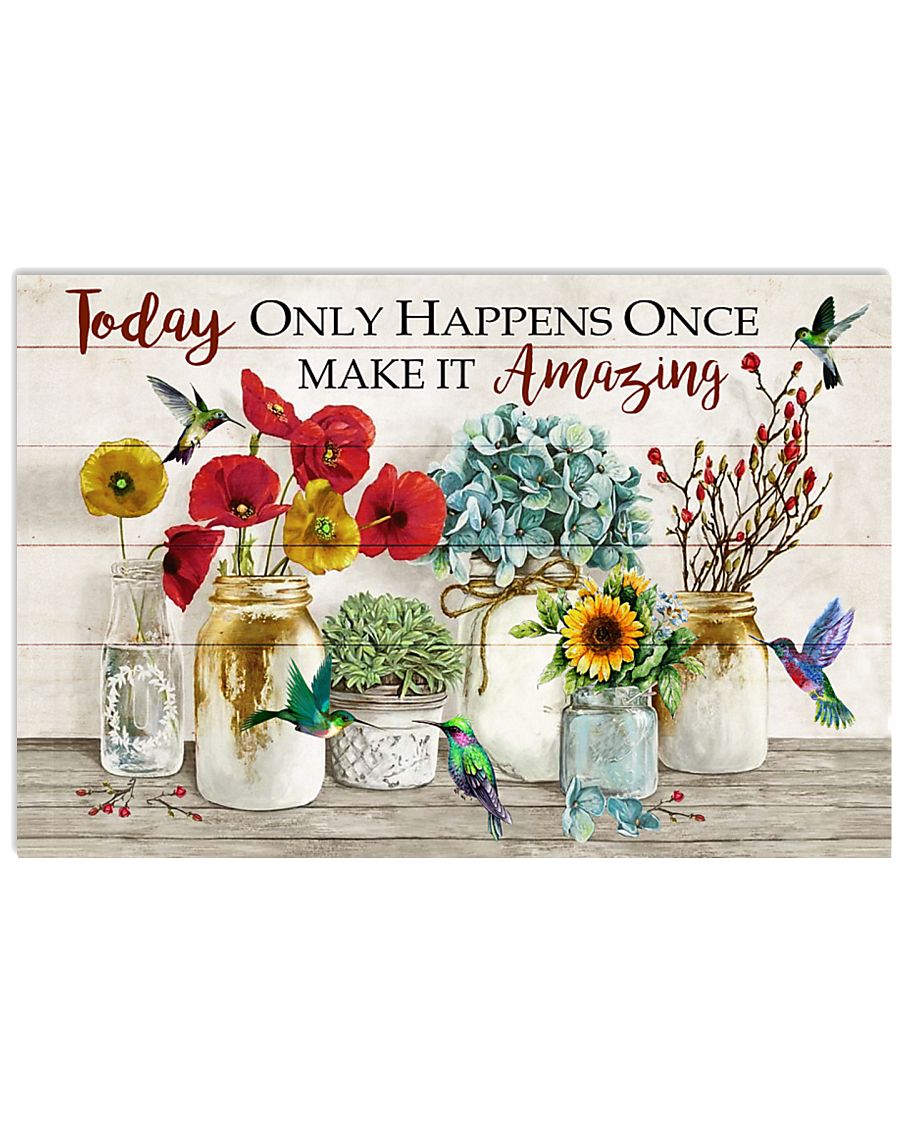 Pallet Make It Amazing Hummingbird 17x11 Poster