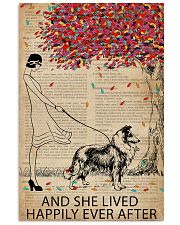 Live Happily Vintage Dictionary Shetland Sheepdog 11x17 Poster thumbnail