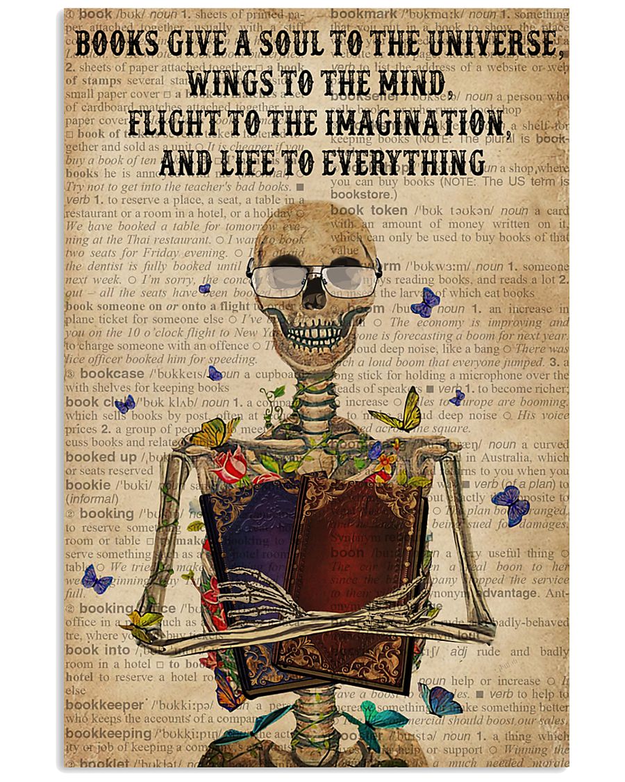 Dictionary Life To Everything Reading Skeleton 11x17 Poster