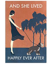 Vintage Girl She Lived Happily Miniature 11x17 Poster front