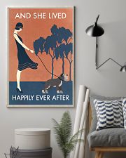 Vintage Girl She Lived Happily Miniature 11x17 Poster lifestyle-poster-1