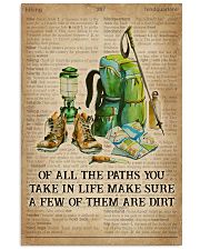 Dictionary Make Some Dirt Hiking 11x17 Poster front