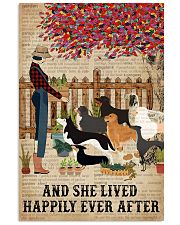 Dictionary Lived Happily Gardening Dog 16x24 Poster front