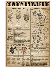 Cowboy Knowledge 11x17 Poster front