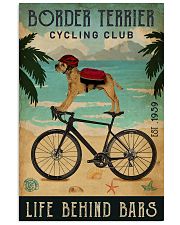 Cycling Club Border Terrier 11x17 Poster front