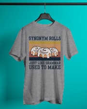 Synonym Rolls Funny Grammar Retro Navy - On Sale Classic T-Shirt lifestyle-mens-crewneck-front-3