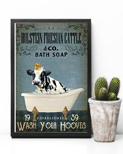 Vintage Bath Soap Holstein Friesian Cattle 11x17 Poster lifestyle-poster-8